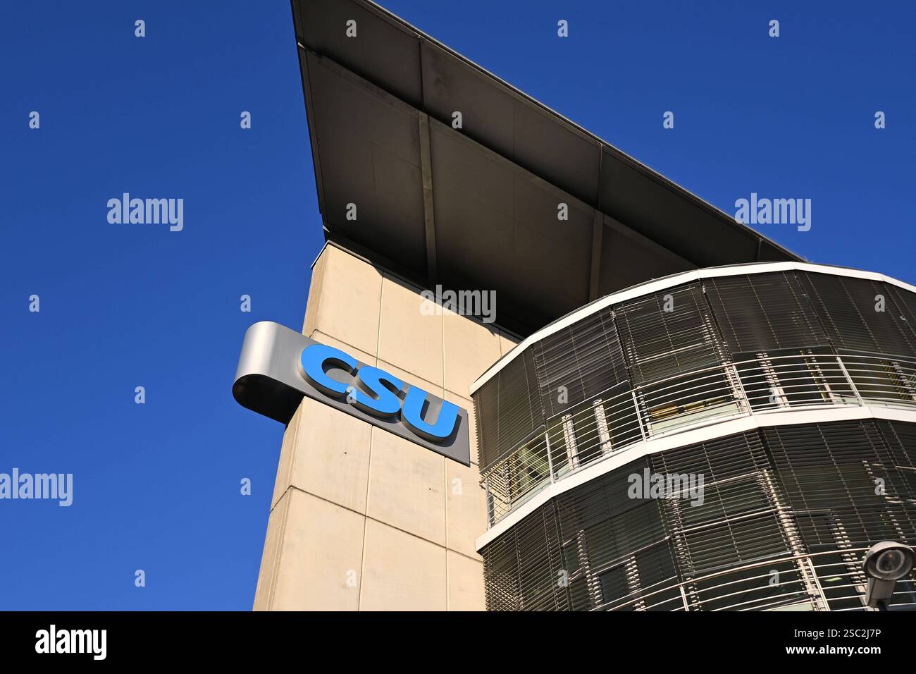 CSU Logo Gebaeude der CSU Landesleitung in Muenchen, Schriftzug ...