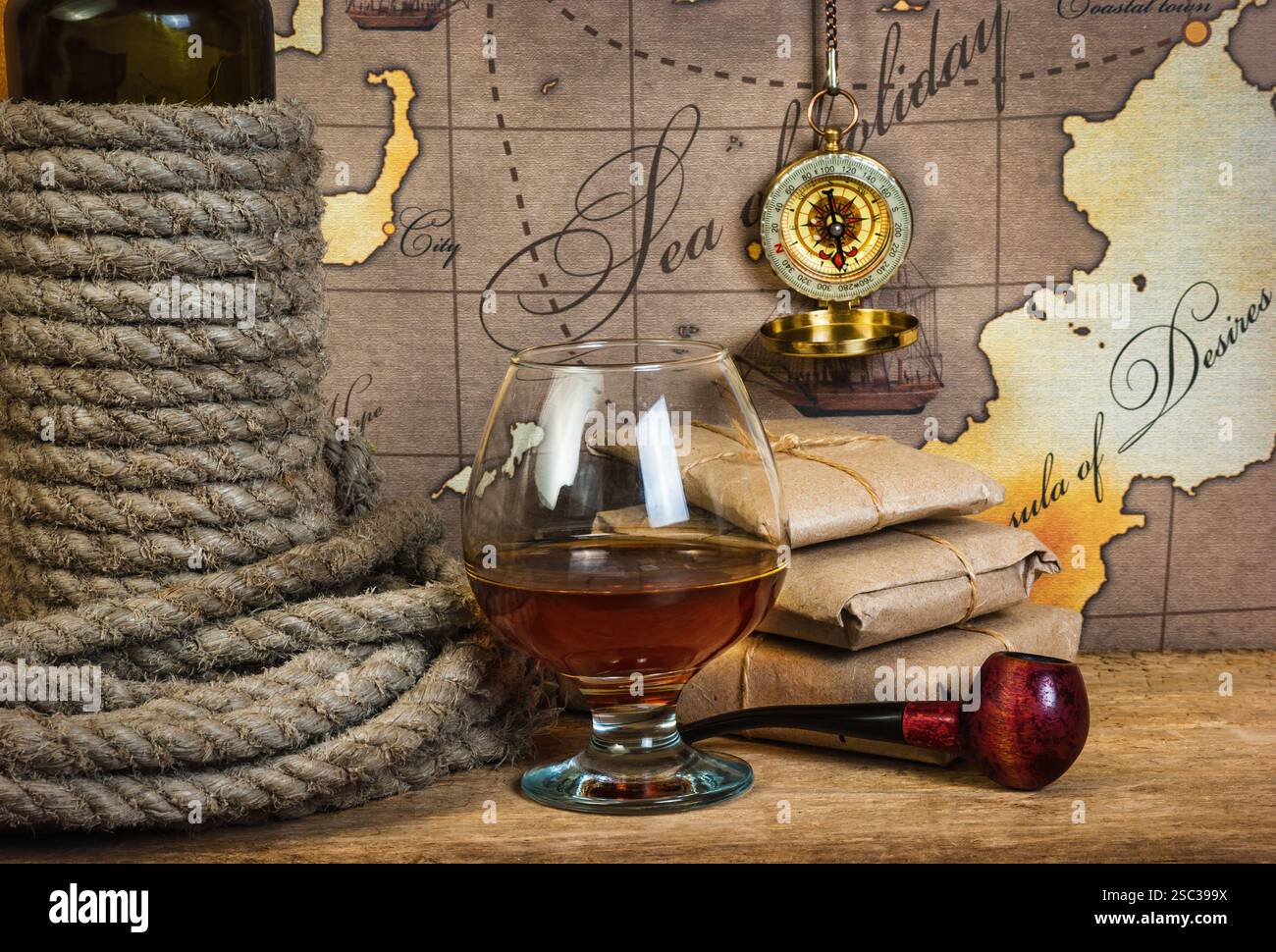 Still Life Map Still life with things leisure and travel on a background of map Stock ...