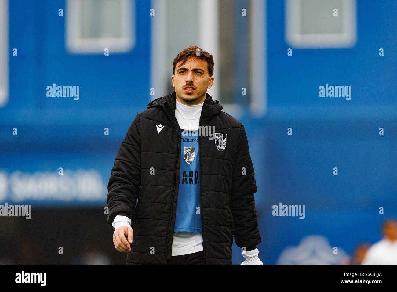 Joao Mendes seen  during Liga Portugal game between teams of GD Estoril Praia and Vitoria SC at Estadio Antonio Coimbra da Mota (Maciej Rogowski) Stock Photo