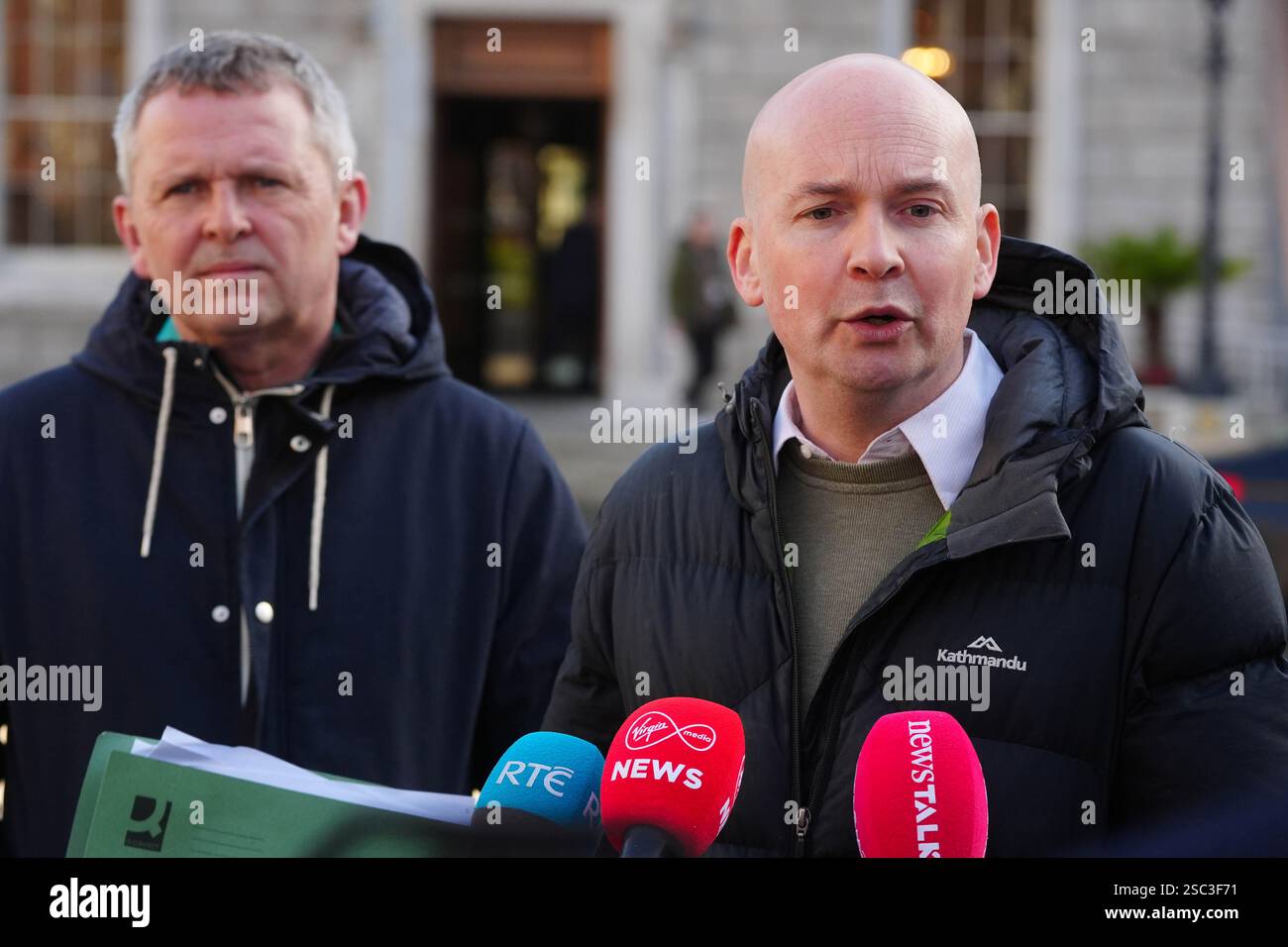 People Before Profit politicians Richard Boyd Barret (left) and Paul ...