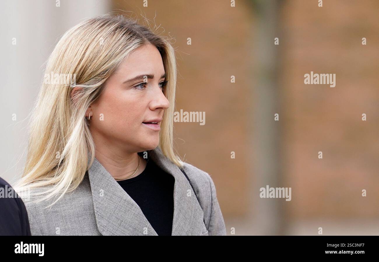 Kristie Mewis at Kingston Crown Court, south west London, partner