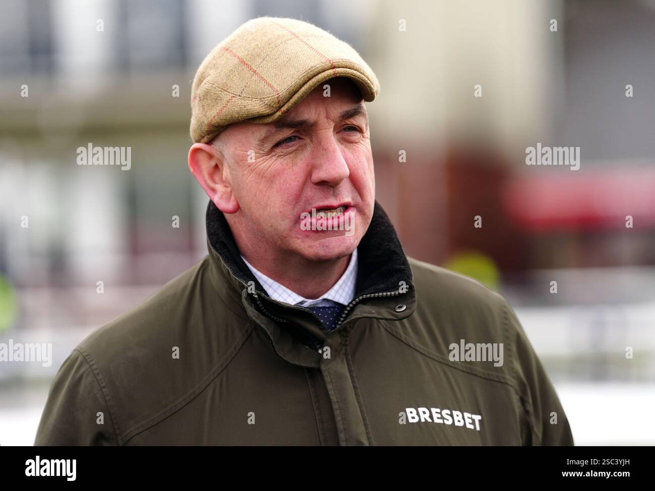 Trainer fergal o brien at ludlow racecourse shropshire picture date