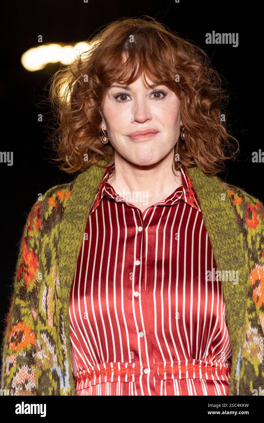 New York, USA. 04th Feb, 2025. Actress Molly Ringwald is seen on the