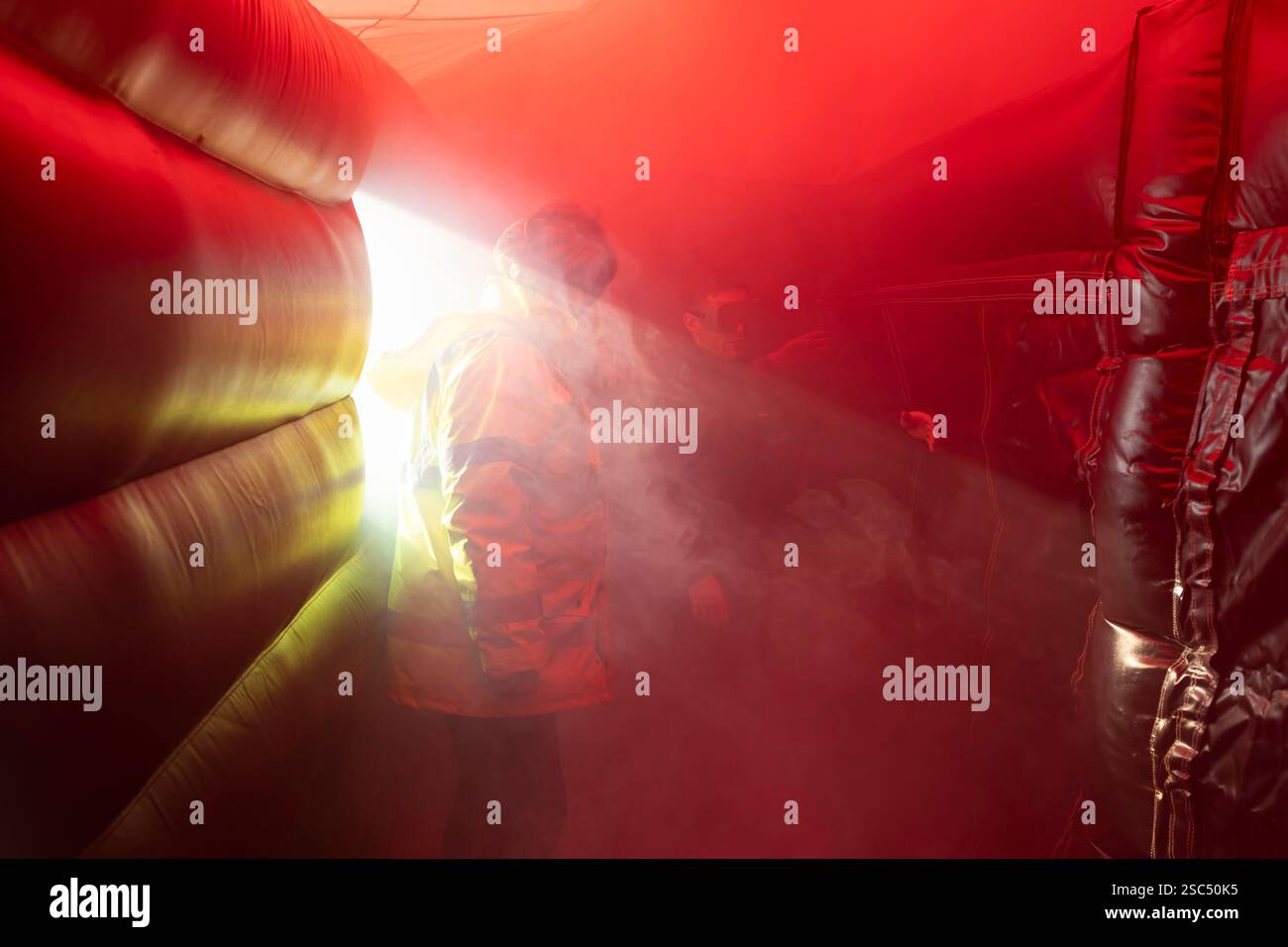 Fire training smoke house hi-res stock photography and images - Alamy