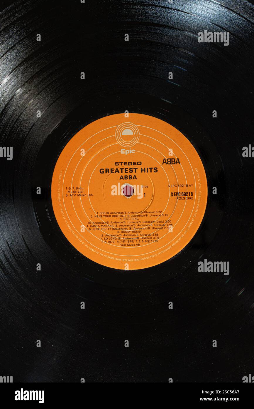 ABBA Greatest Hits Stock Photo