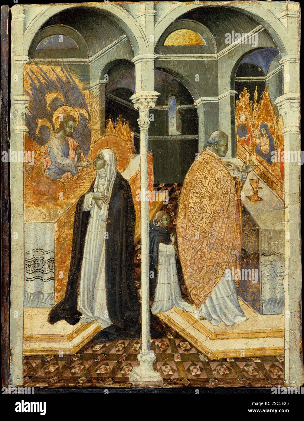 The Miraculous Communion of Saint Catherine of Siena painting by ...