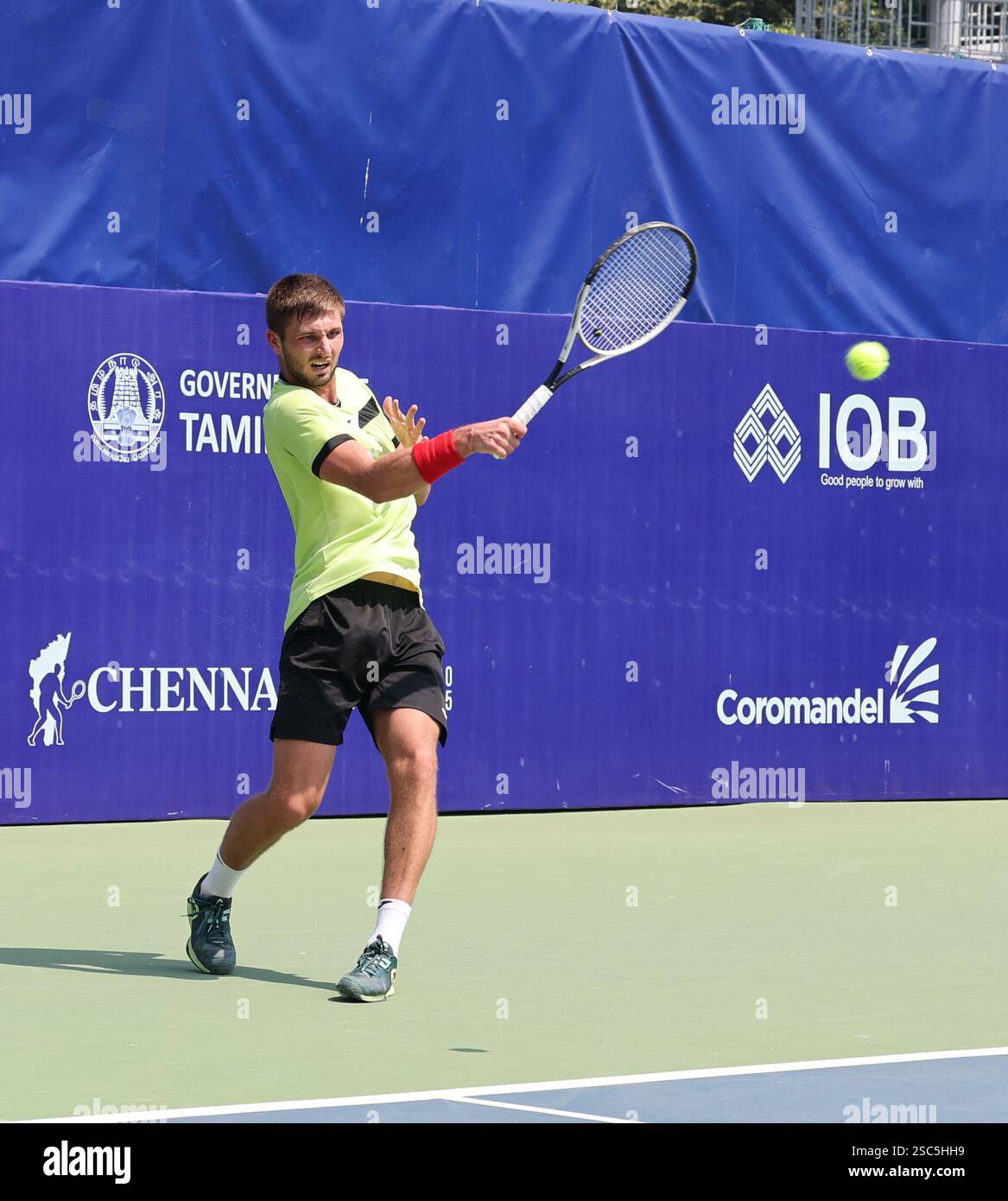Chennai, Tamil Nadu, INDIA. 5th Feb, 2025. (8) Zsombor PIROS Hungary Vs .Oleksandr OVCHARENKO (UKR).''¨.Oleksandr OVCHARENKO (Credit Image: © Seshadri Sukumar/ZUMA Press Wire) EDITORIAL USAGE ONLY! Not for Commercial USAGE! Stock Photo