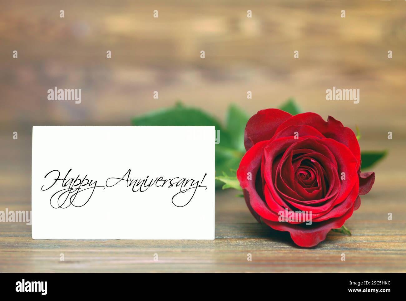 Happy Anniversary card Stock Photo - Alamy