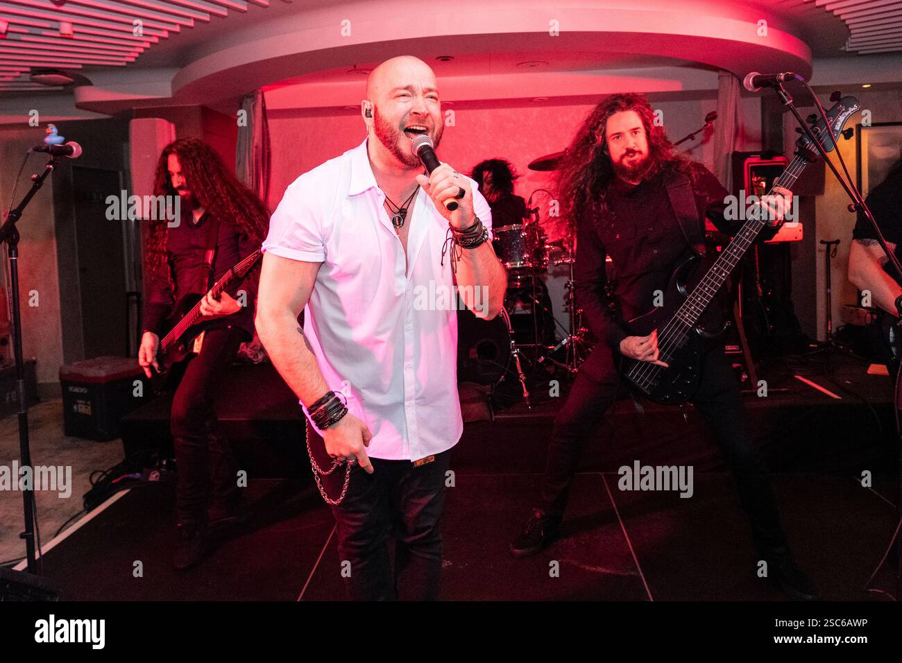 Brendan Shane of The Nocturnal Affair performs during Chris Jericho's ...