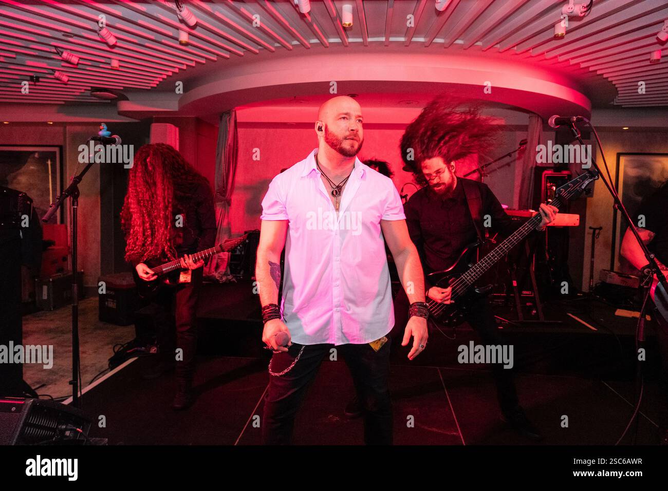 Brendan Shane of The Nocturnal Affair performs during Chris Jericho's ...