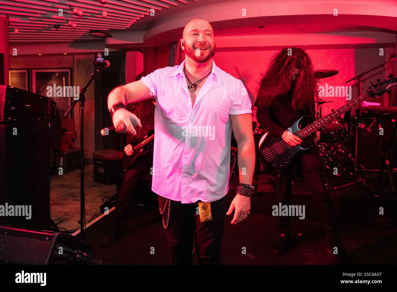 Brendan Shane of The Nocturnal Affair performs during Chris Jericho's ...