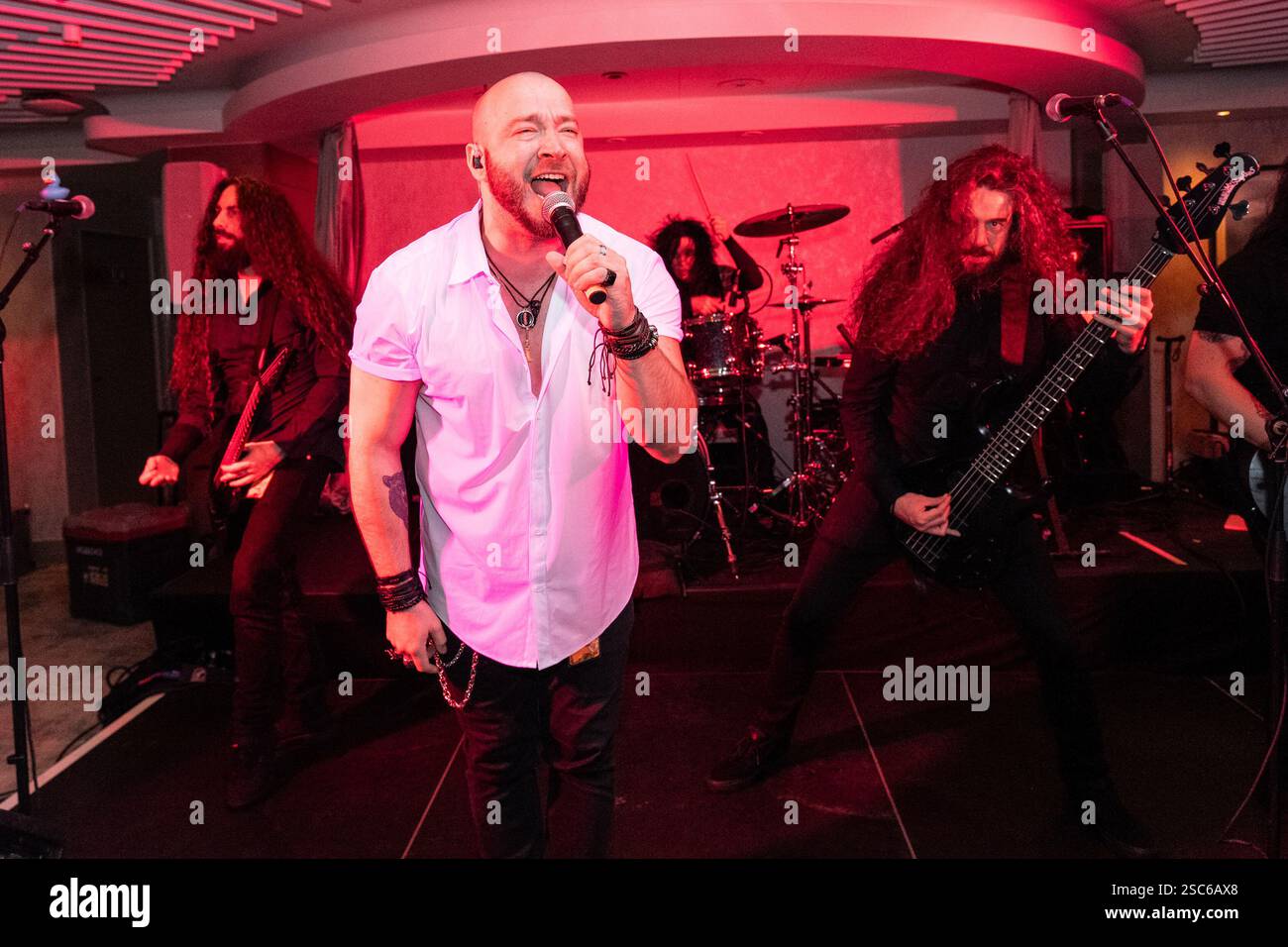 Brendan Shane of The Nocturnal Affair performs during Chris Jericho's ...