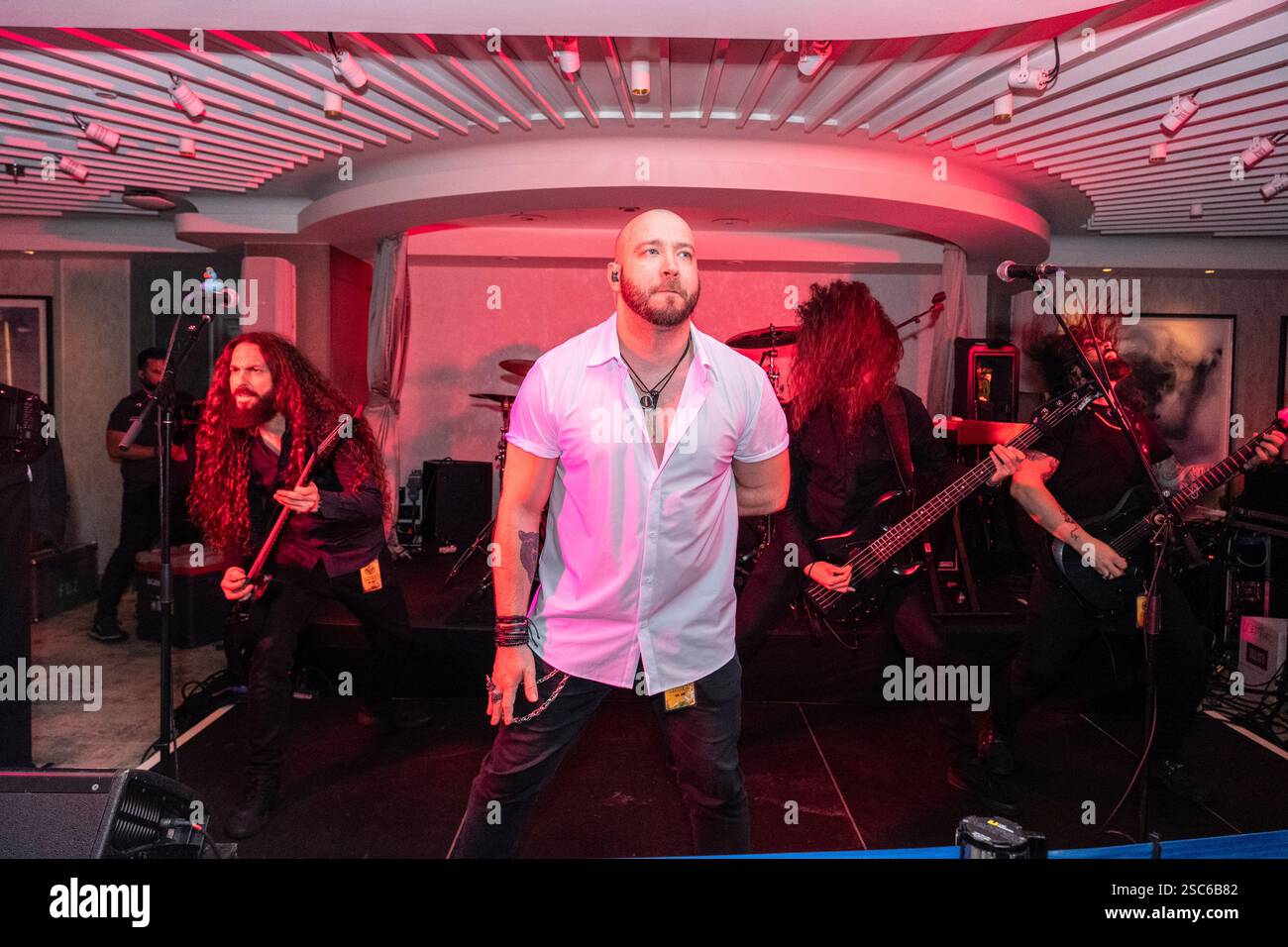 Brendan Shane of The Nocturnal Affair performs during Chris Jericho's ...