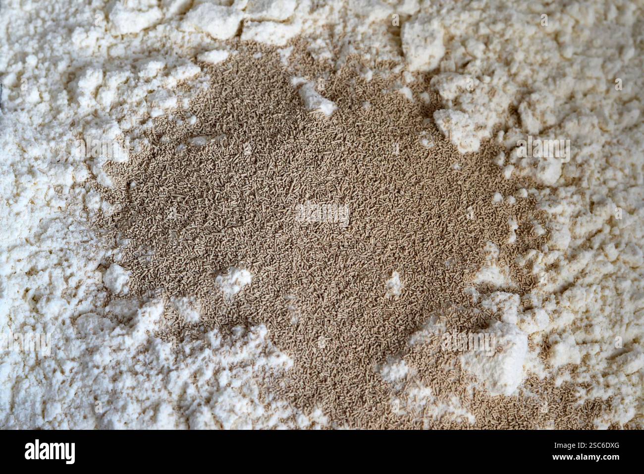 Yeast And Flour Stock Photo Alamy