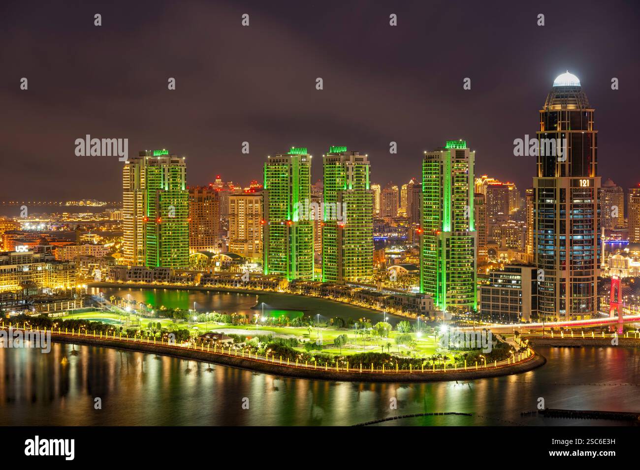 Abraj Bay Gewan Island Pearl Qatar Stock Photo
