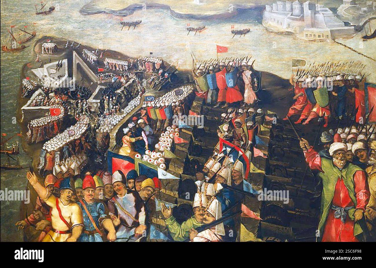 SIEGE OF MALTA 1565 Stock Photo - Alamy