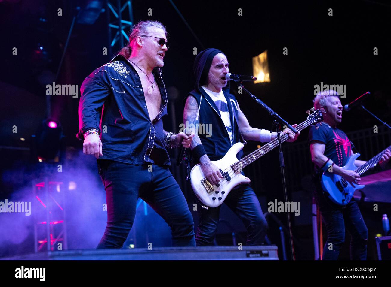 Chris Jericho of Fozzy performs during Chris Jericho's Rock 'N ...