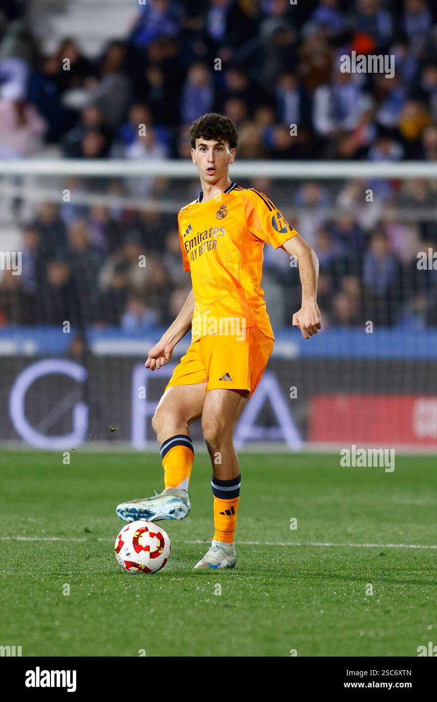 Jacob Ramon Jacobo Ramon of Real Madrid in action during the Copa del Rey Quarter ...