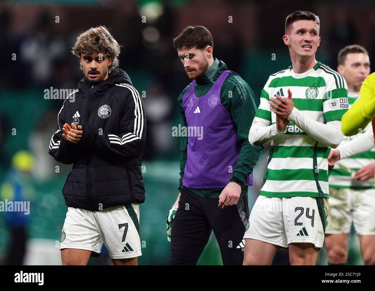 Celtic's Jota after the final whistle of the William Hill Premiership ...