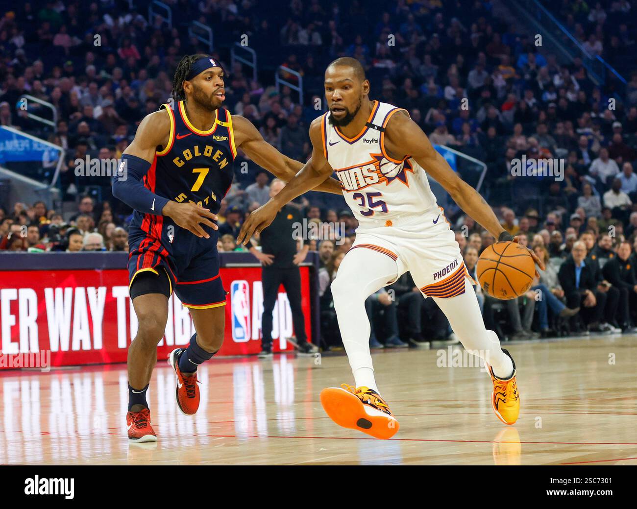 San Francisco, United States. 31st Jan, 2025. The Phoenix Suns' Kevin