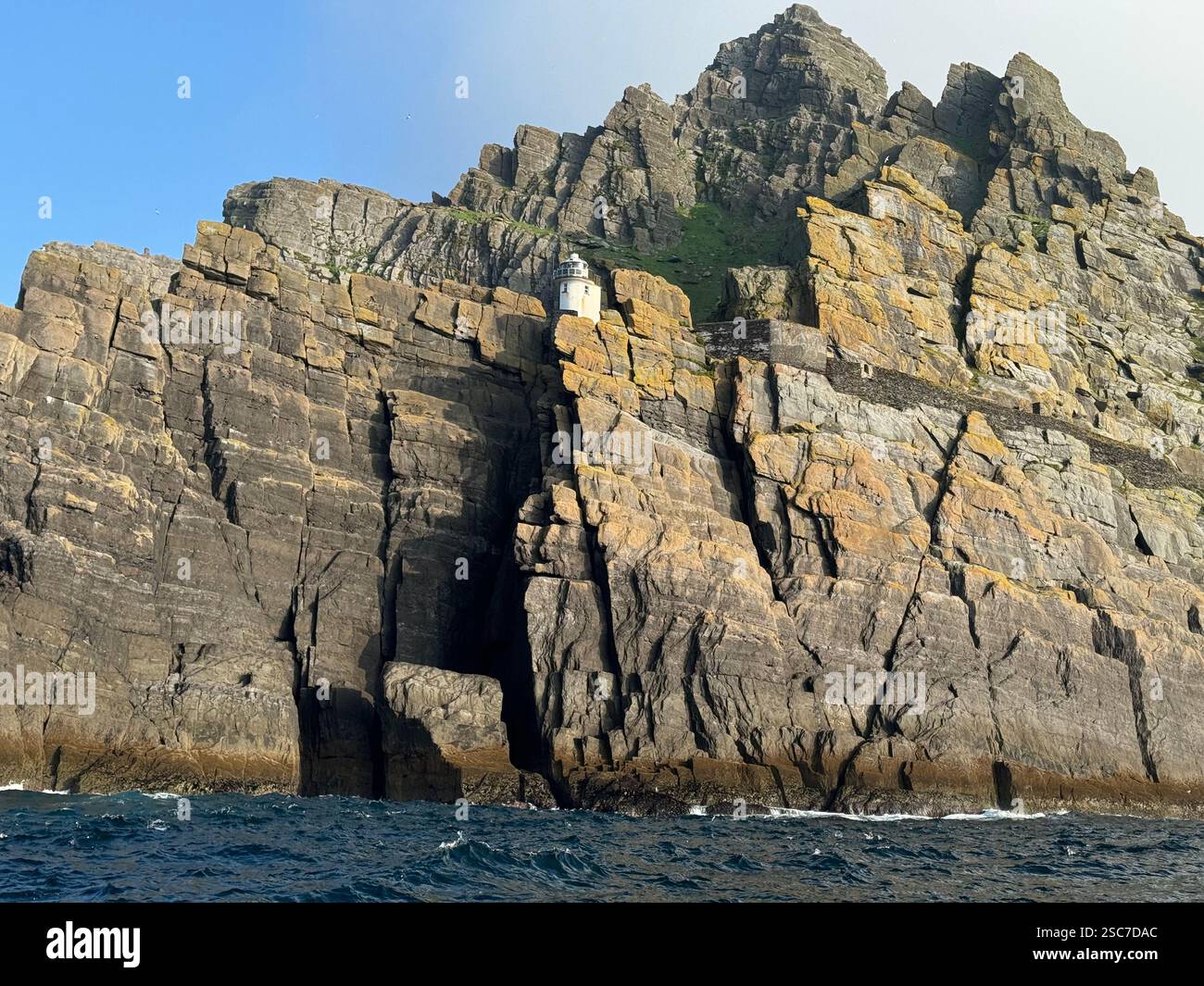 Great Skellig or Michael Skellig island, County Kerry, Ireland - Smartphone Captured Stock Image