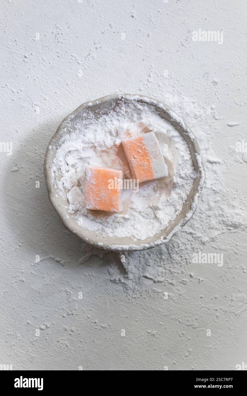 Pale Orange Rocks Orange sugar candy hi-res stock photography and images - Alamy
