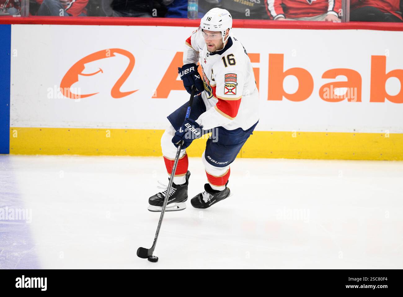 Florida Panthers center Aleksander Barkov (16) in action during the