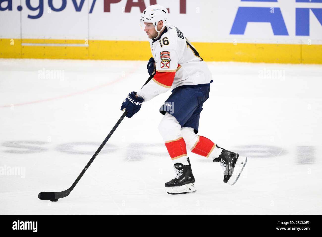 Florida Panthers center Aleksander Barkov (16) in action during the