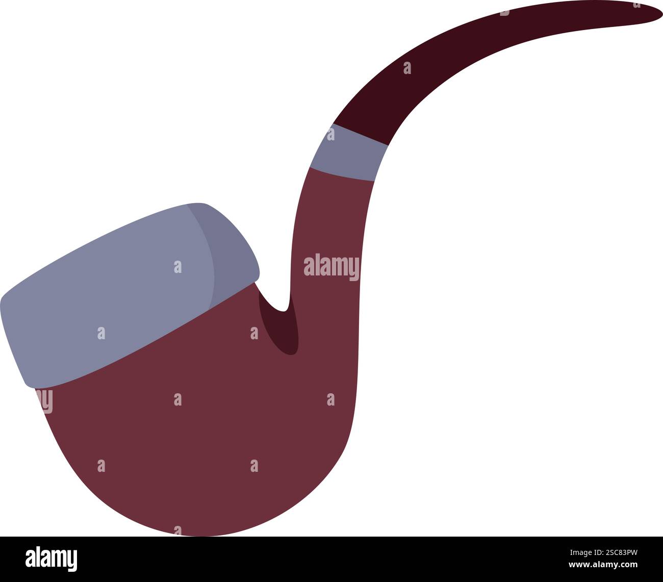 Classic Smoking Pipe Icon Stock Vector Image & Art - Alamy