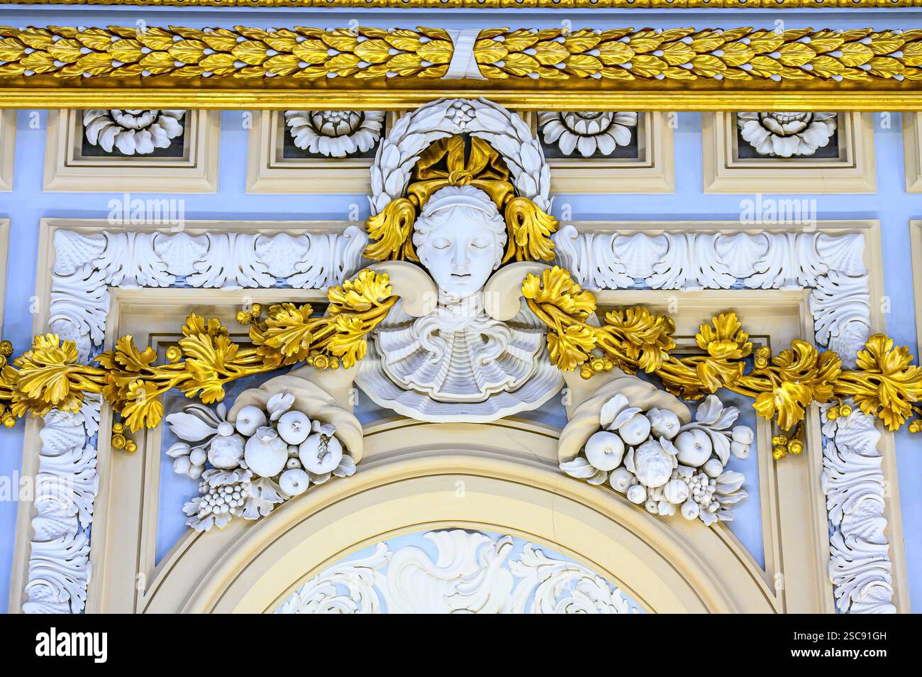 Ancient architecture Royal Palace, Madrid, Spain Stock Photo - Alamy