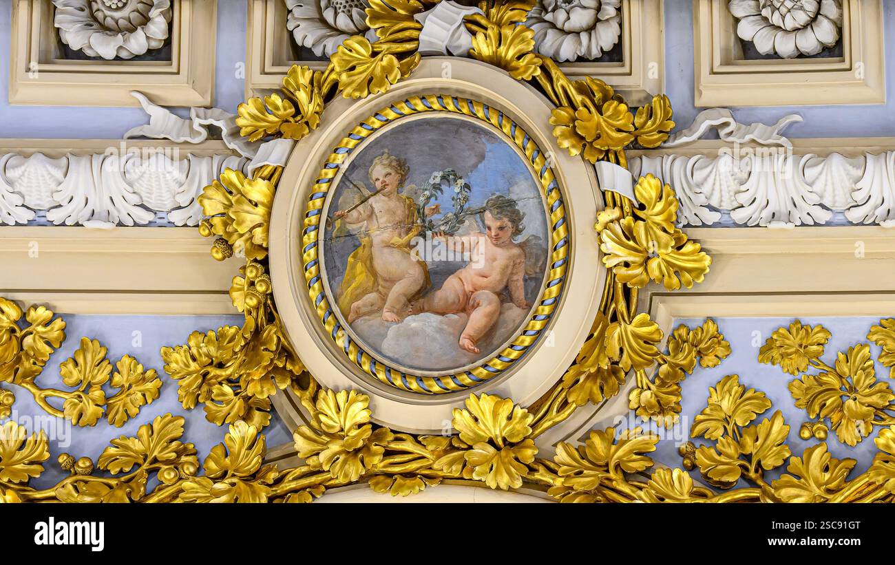 Ancient architecture Royal Palace, Madrid, Spain Stock Photo - Alamy
