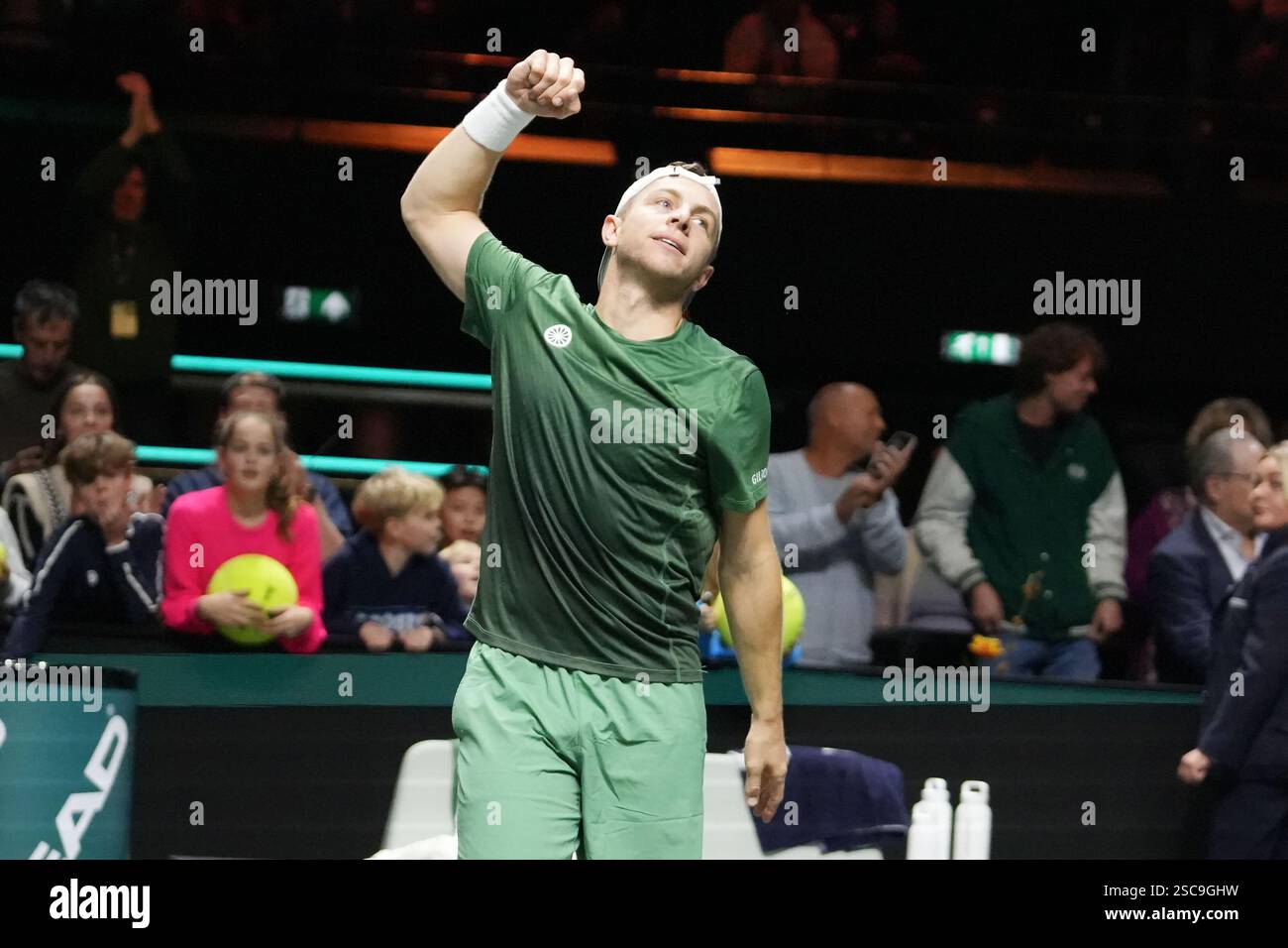 Rotterdam Pays Bas 05th Feb 2025 Tallon Griekspoor Of Netherlands Rotterdam Pays Bas 05th Feb 2025 Tallon Griekspoor Of Netherlands Celebrates After Winning Against Matteo Berrettini Of Italy During The Abn Amro Open 2025 Atp 500 Tennis Event On 5 February 2025 In Rotterdam Netherlands Photo Laurent Lairysdppi Credit Dppi Mediaalamy Live News 2SC9GHW