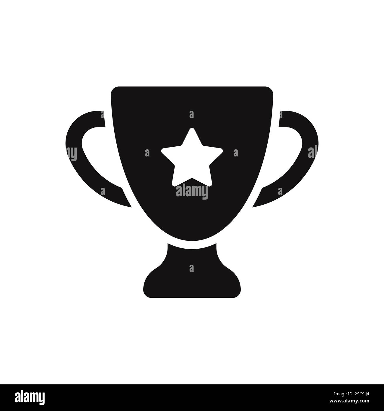 Trophy icon. Winner prize success achievement reward symbol. Vector ...