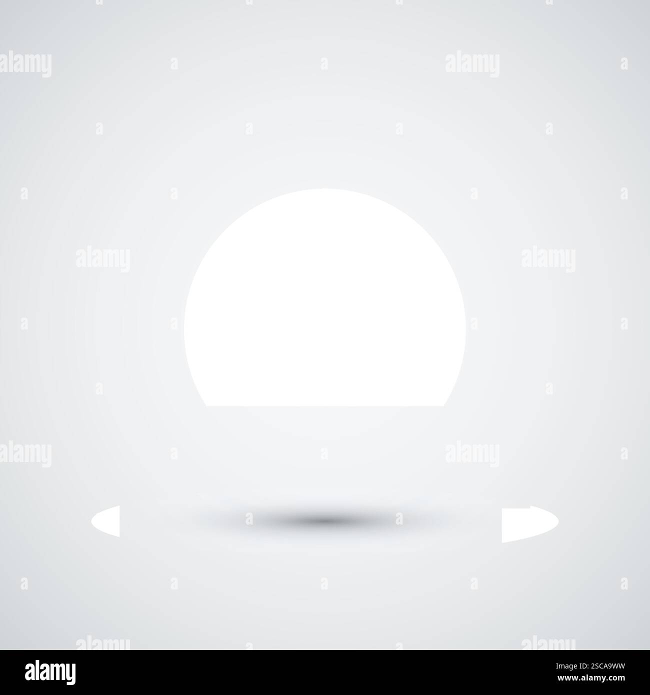 Disc music play logo simple icon design Stock Vector