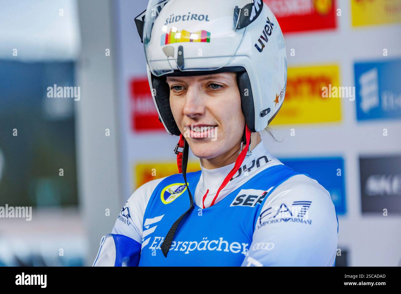 Oberhof, Deutschland. 25th Jan, 2025. Verena Hofer (ITA, Italien) in der Leaders Box, 25.01.2025, Oberhof (Deutschland), Eberspächer Luge World Cup Oberhof II/dpa/Alamy Live News Stock Photo