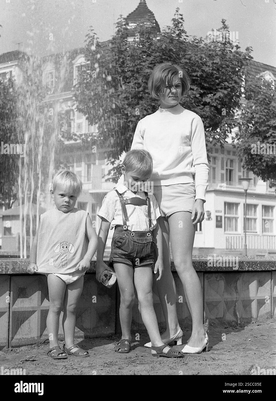 Holiday in Ahlbeck at the Baltic Sea. [automated translation] Stock Photo
