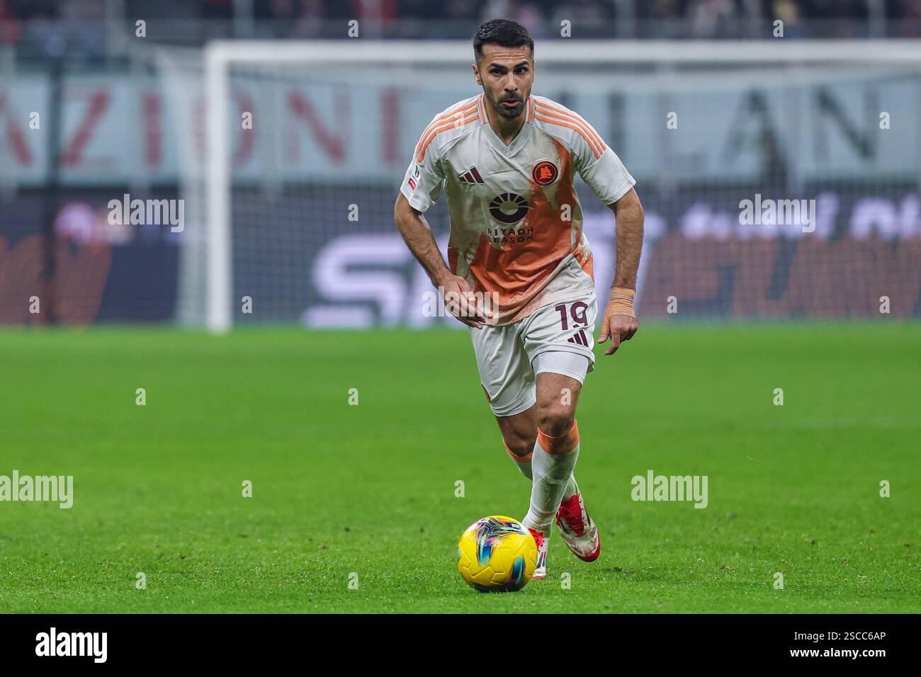 Milan, Italy. 05th Feb, 2025. Mehmet Celik of AS Roma seen in action ...
