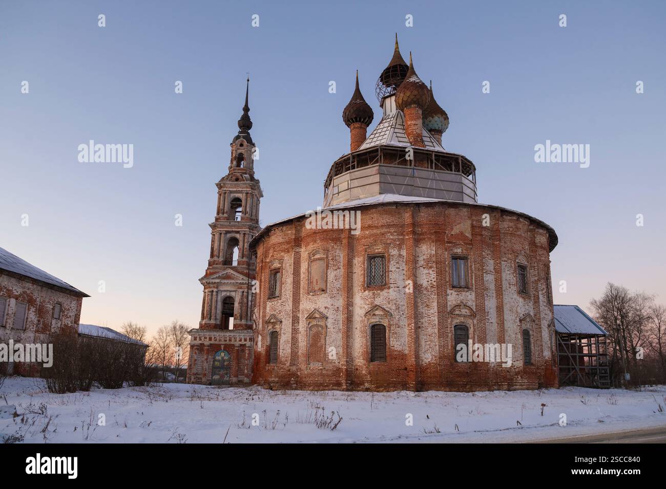 The ancient church of the Kazan Icon of the Mother of God (1770) on a ...