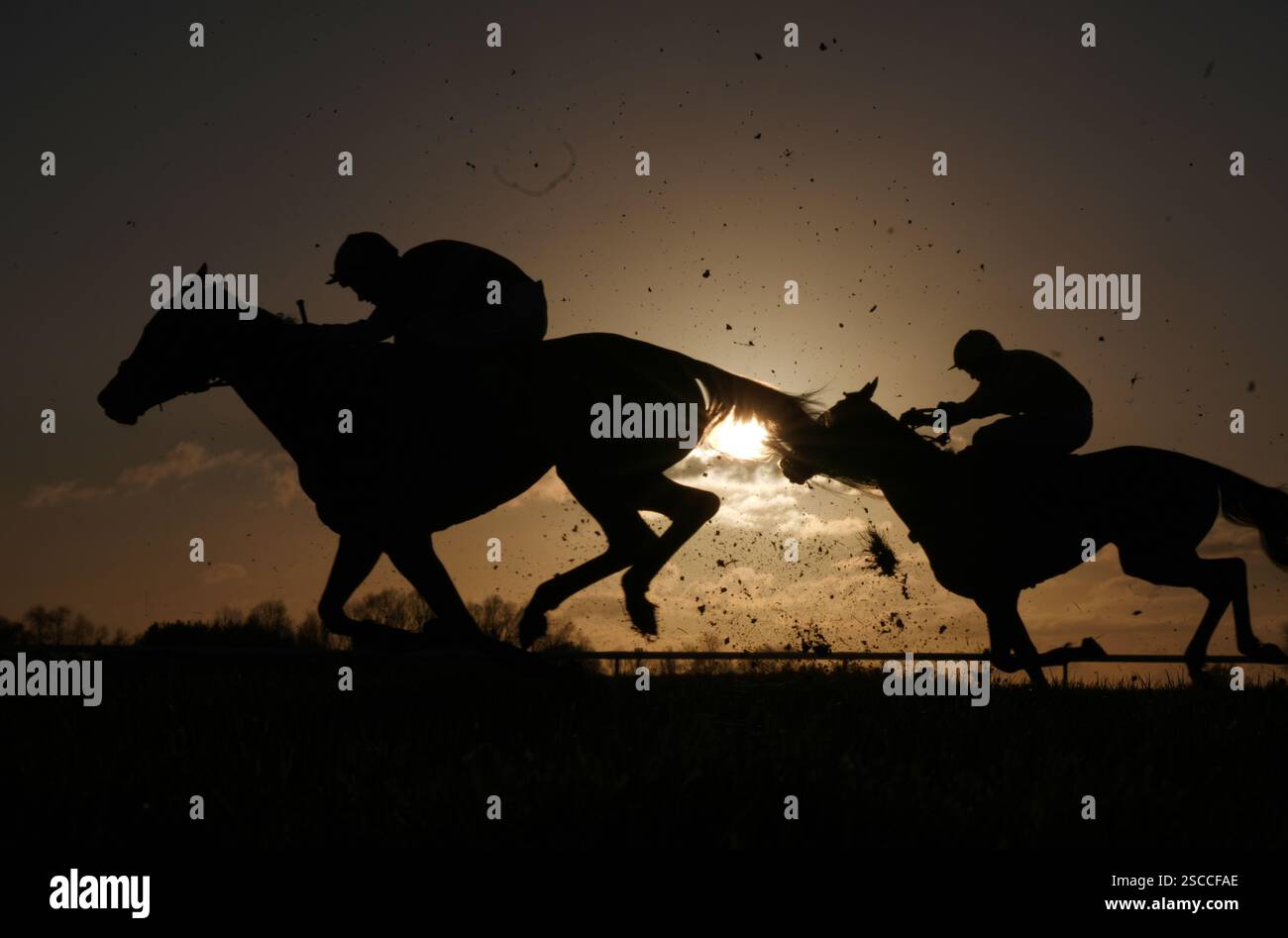 Huntingdon Races Runners and riders during the Purchase Hospitality At Huntingdon In ...