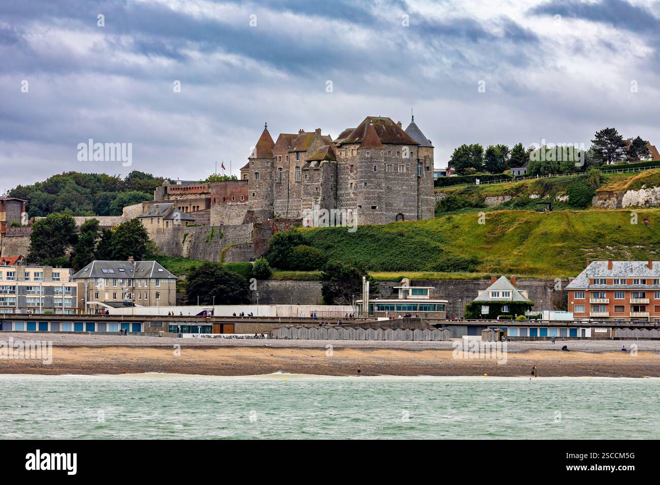 the-castle-of-dieppe-in-the-normandy-stock-photo-alamy