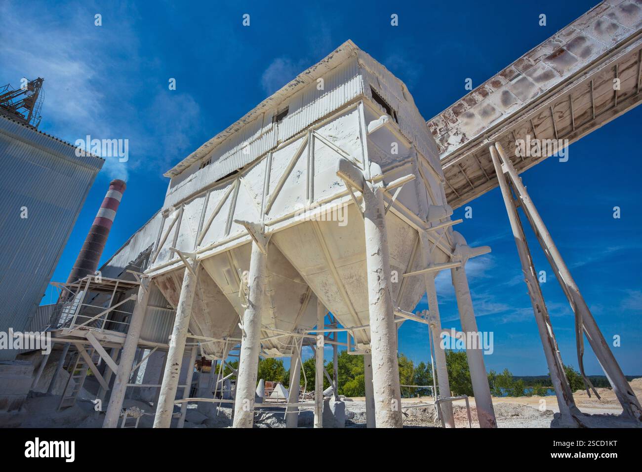 File Container For Production industrial container at the plant for the production of building ...