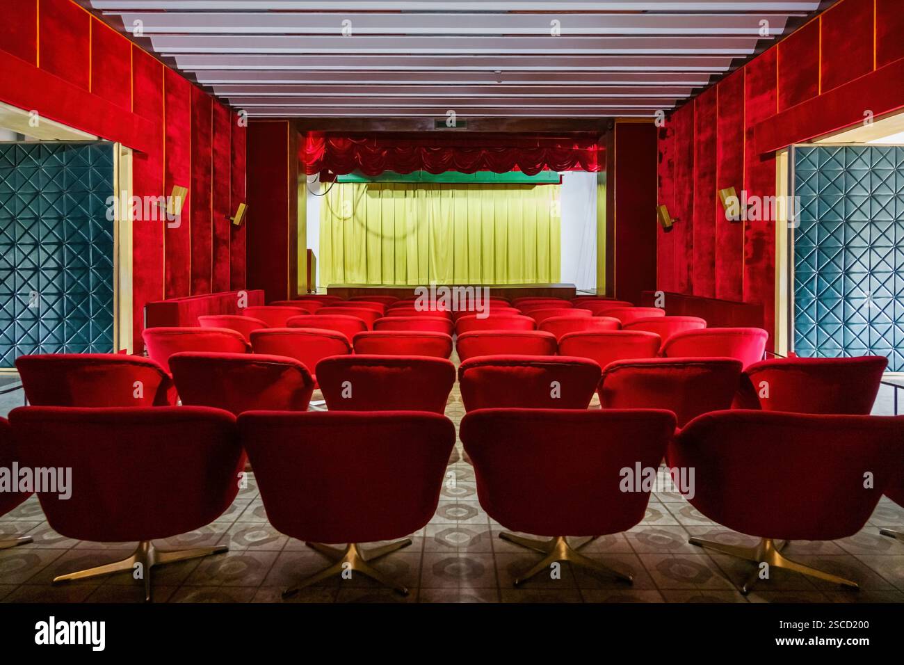 Movie theater inside the Independence Palace in Ho Chi Minh City ...