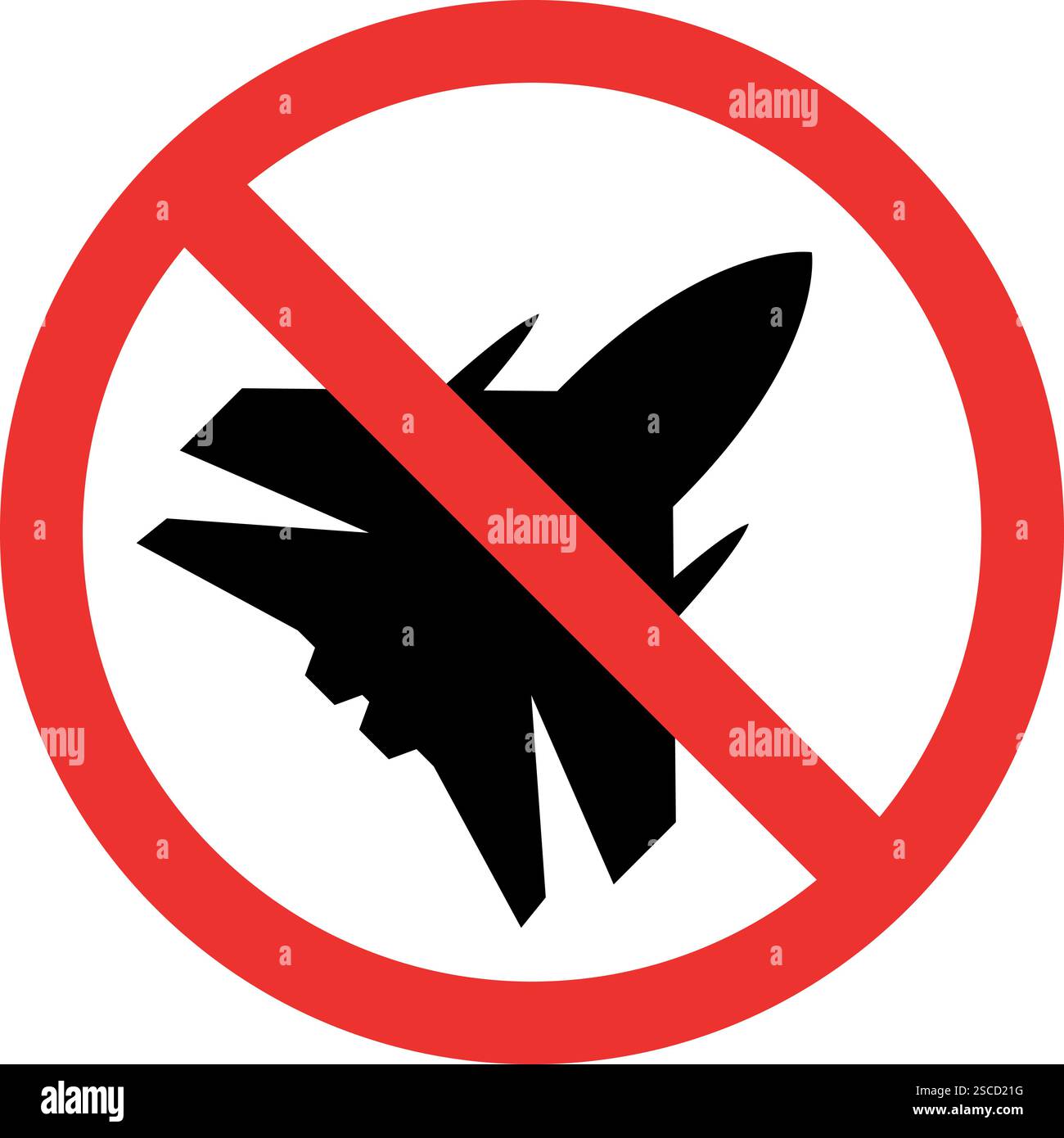 Airplane forbidden sign isolated hi-res stock photography and images ...