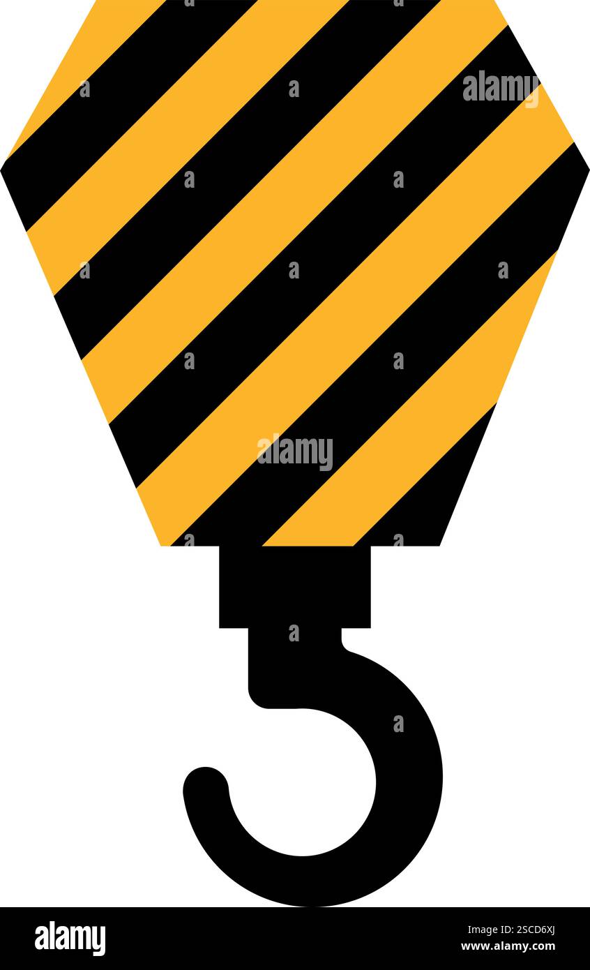 Cargo crane wire rope icon. Industrial signs and symbols Stock Vector ...