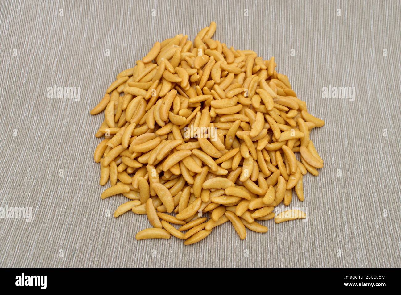 Kaki no tane - Japanese rice crackers (Japanese culture) Stock Photo