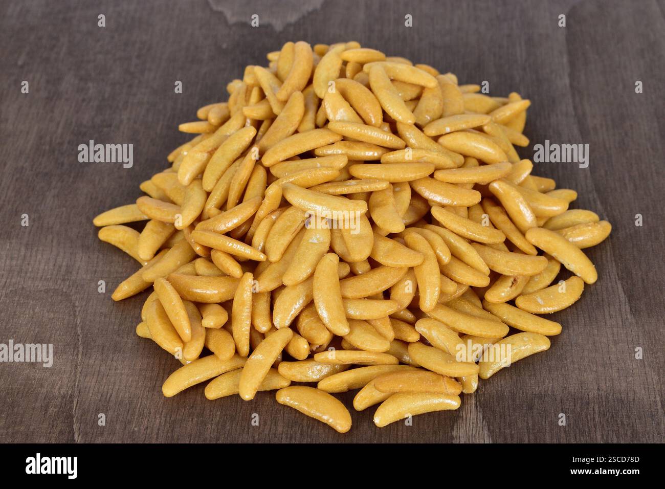 Kaki no tane - Japanese rice crackers (Japanese culture) Stock Photo