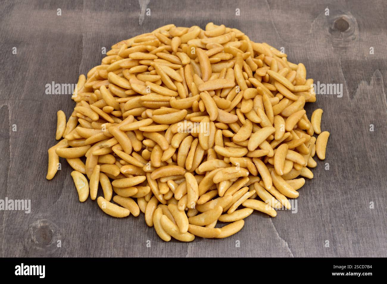 Kaki no tane - Japanese rice crackers (Japanese culture) Stock Photo