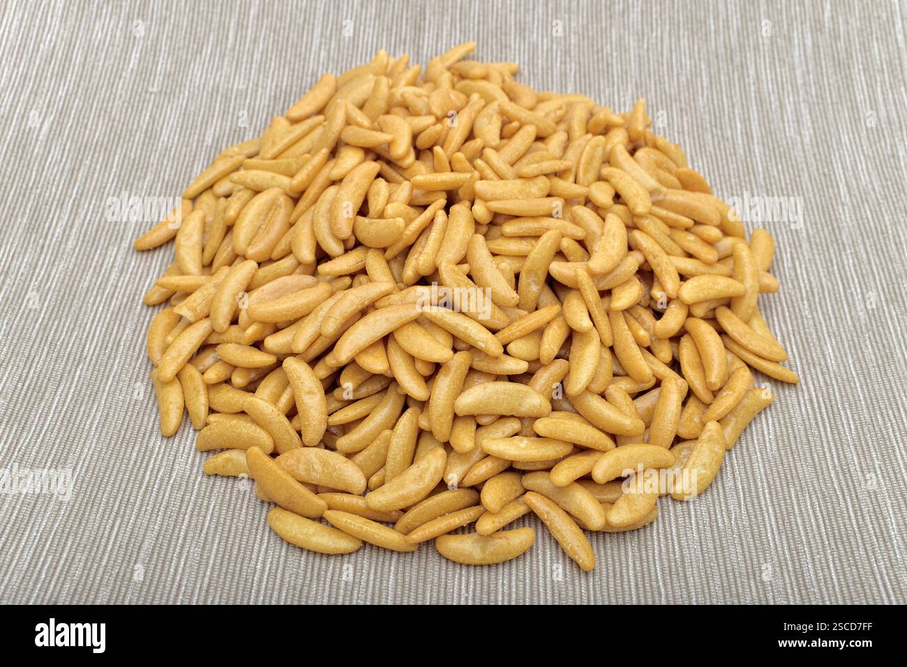 Kaki no tane - Japanese rice crackers (Japanese culture) Stock Photo