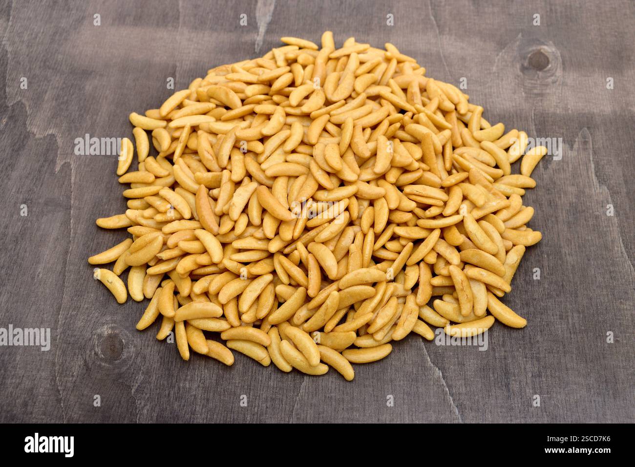 Kaki no tane - Japanese rice crackers (Japanese culture) Stock Photo