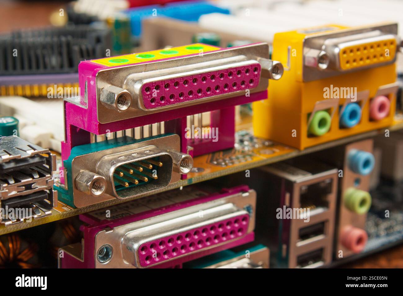 Radio components laid out on the electronic circuit Stock Photo - Alamy